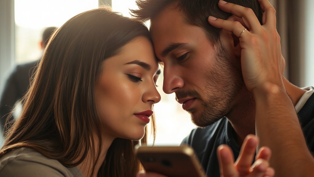 avoid awkward forehead kisses