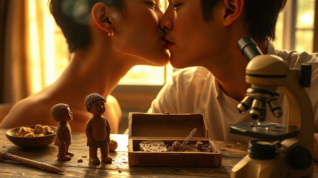 biochemical response to kissing