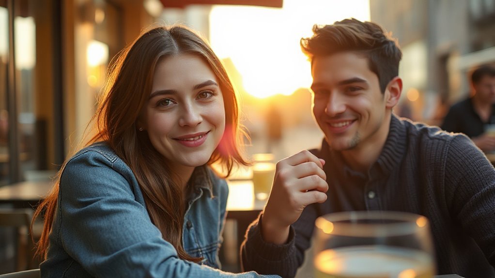 charming smile playful invitation