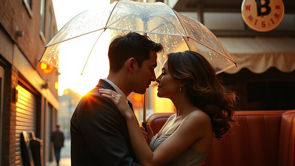 cozy cinematic kiss moments