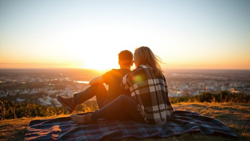 cozy private kiss moments