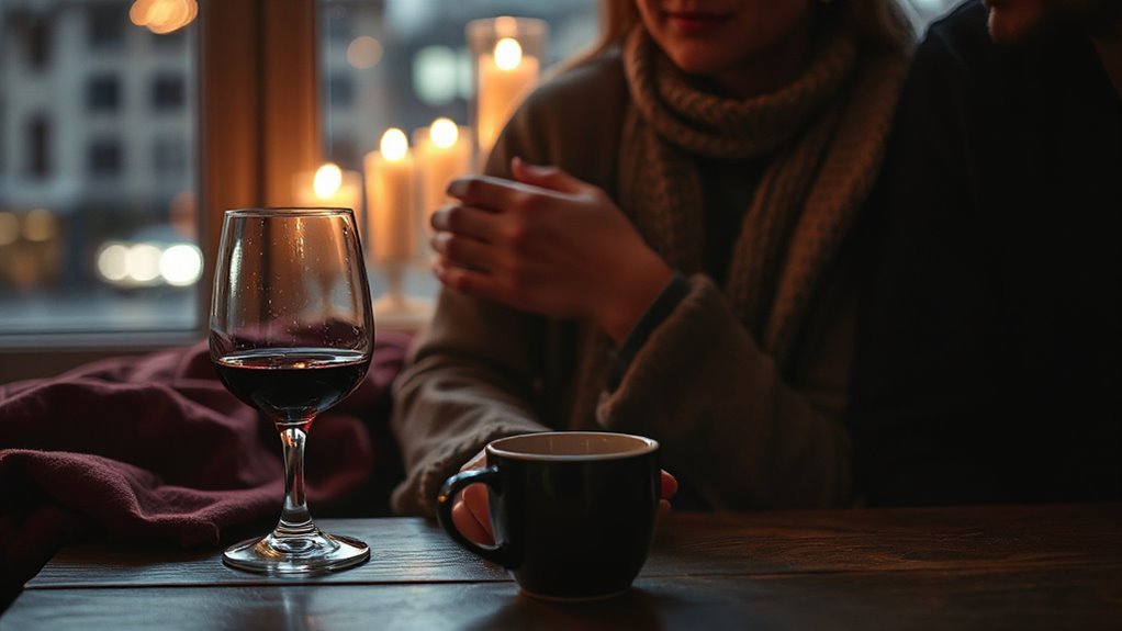 create intimate make out setting