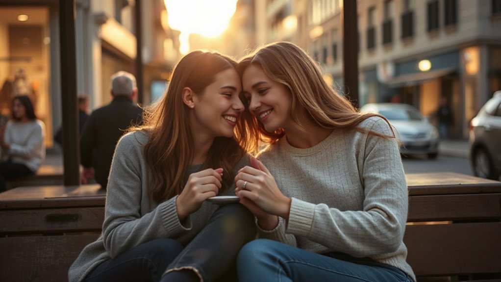 crush shows romantic interest