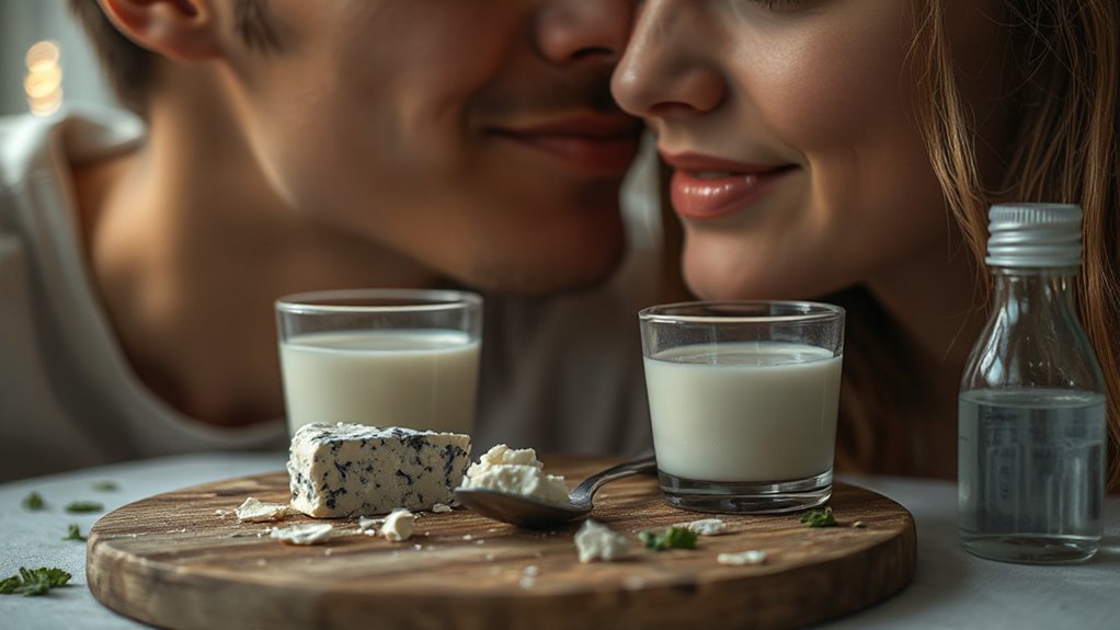 dairy affects kiss freshness