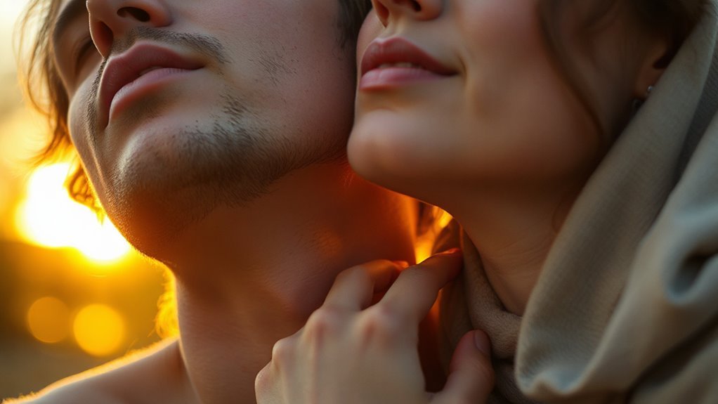 emotional intimacy through kissing