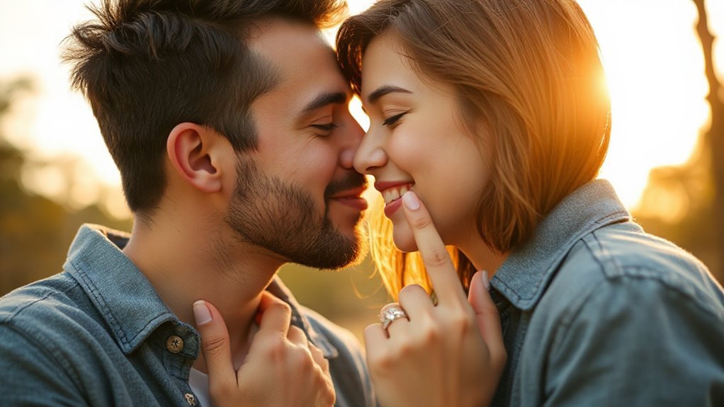 flirty spontaneous kissing moments