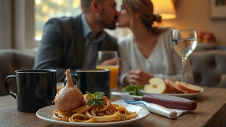 foods to avoid kissing