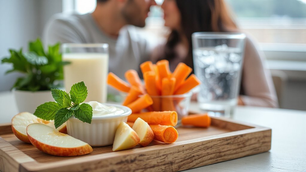 freshen breath with snacks