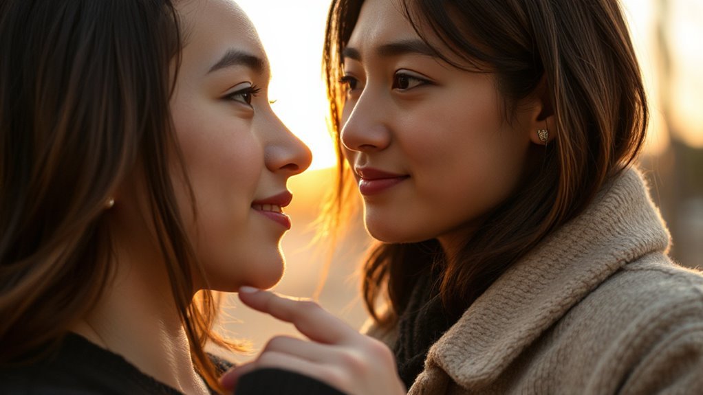 intense eye contact signals attraction