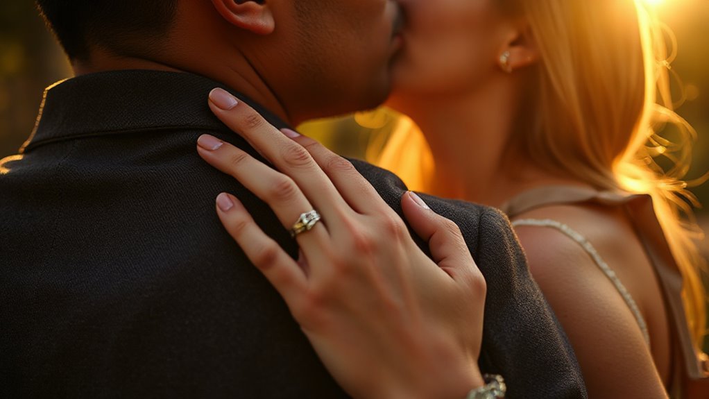 intimate warmth through embrace