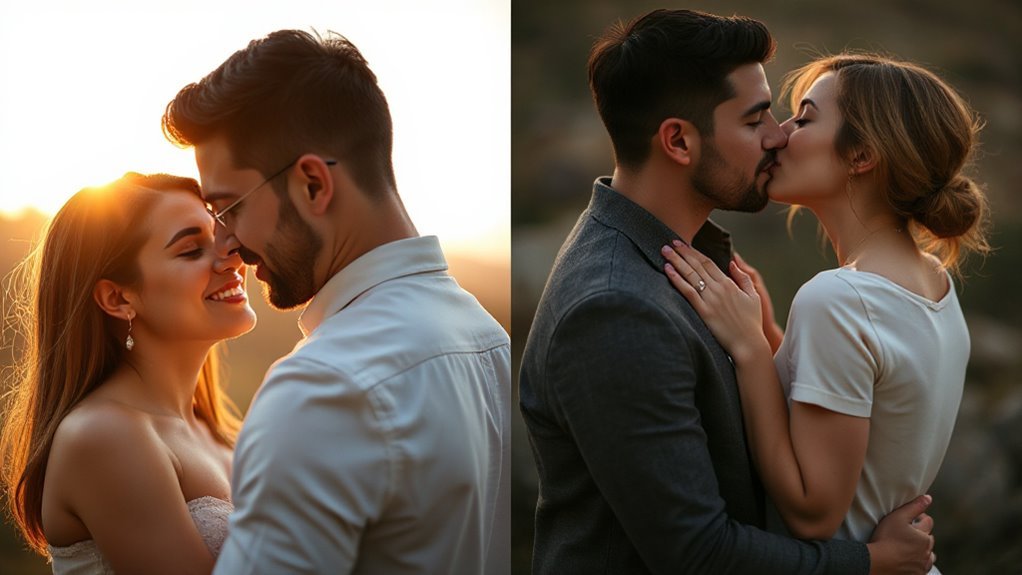 kiss with emotional awareness