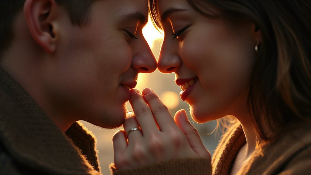 kisses convey unspoken emotions