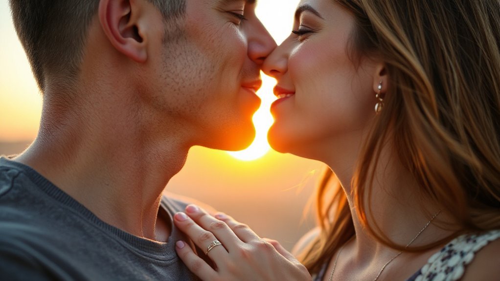 kissing boosts happiness hormones