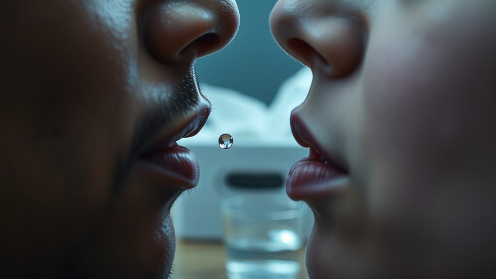 kissing can spread illness