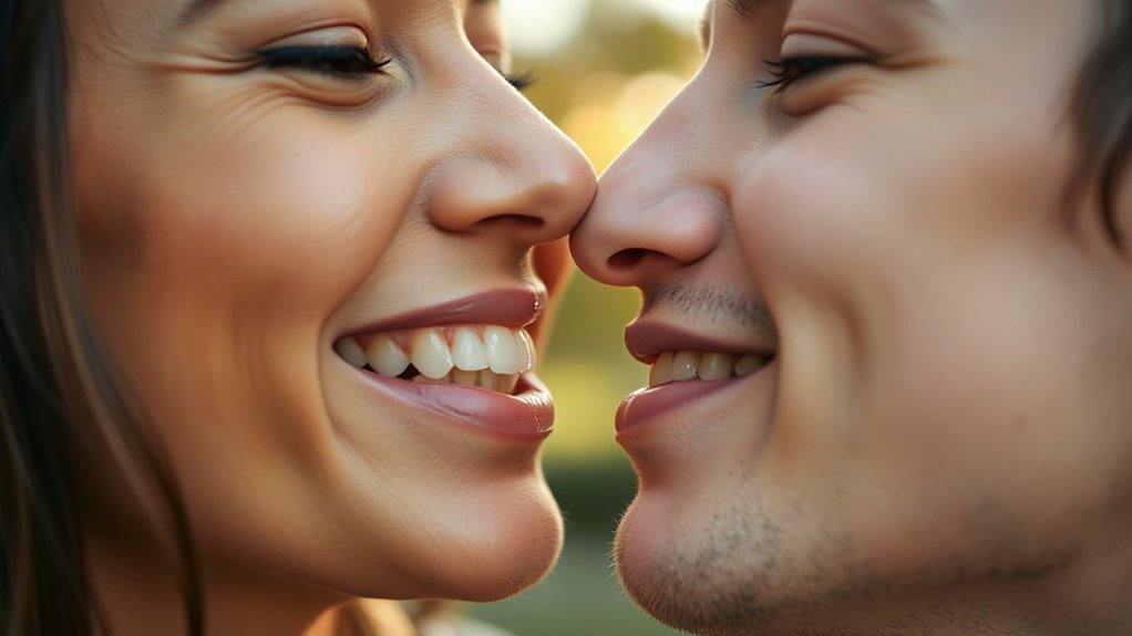 kissing enhances oral health