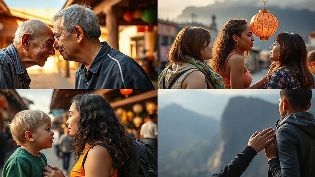 kissing meanings vary widely