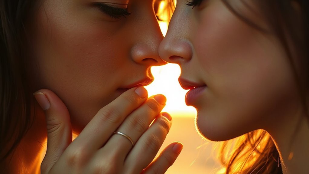 kissing strengthens emotional bonds