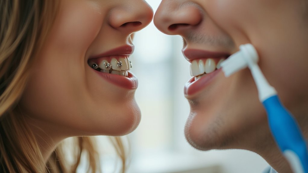kissing tips with braces
