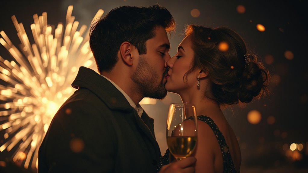 midnight kiss symbolizes new beginnings