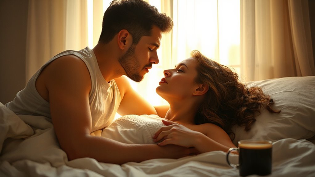 morning kiss strengthens intimacy