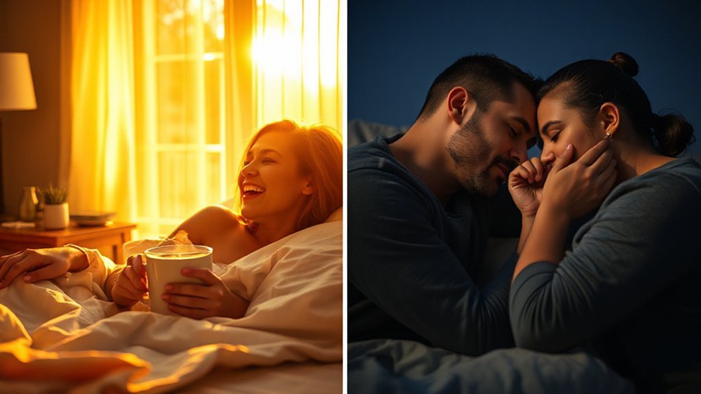 morning kisses enhance connection