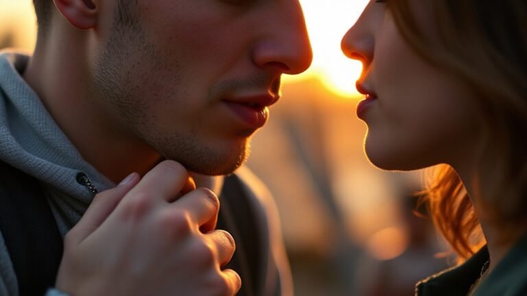 nervous before first kiss