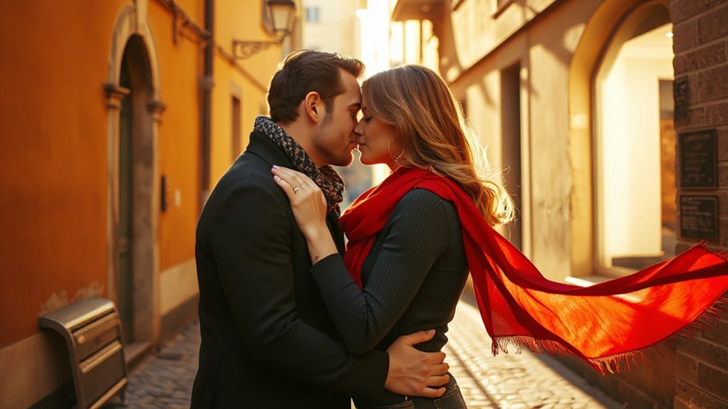 passionate italian kissing culture