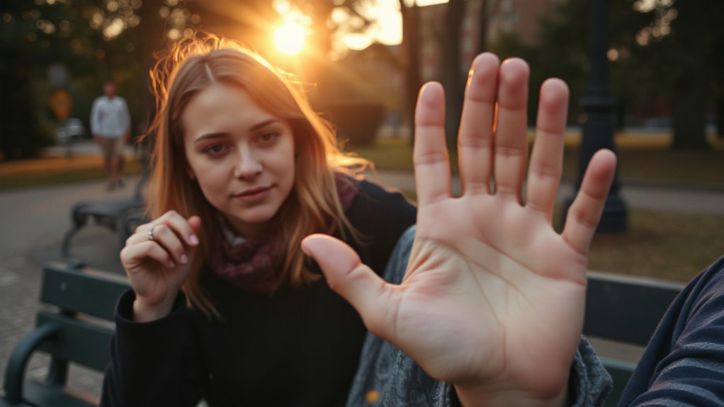 stay calm respect boundaries