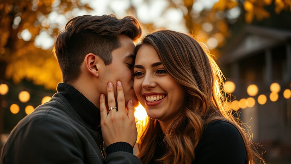 surprise kisses create intimacy